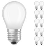 Mehrfachpackung 10x Ledvance CLASSIC LED E27 Birne Fadenlampe Matt 2.8W 250lm - 827 Extra Warmweiß | Dimmbar - Ersatz für 25W