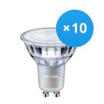 Mehrfachpackung 10x Philips MASTER Value LED Spot GU10 PAR16 4.9W 365lm 36D - 930 Warmweiß | Höchste Farbwiedergabe - Dimmbar - Ersatz für 50W