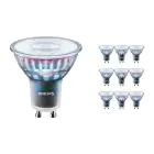 Mehrfachpackung 10x Philips LEDspot ExpertColor GU10 3.9W 927 36D (MASTER) | Höchste Farbwiedergabe - Extra Warmweiß - Dimmbar - Ersatz für 35W