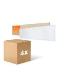 Mehrfachpackung 4x Ledvance LED Panel Compact Aluminium Weiß 33W 3630lm - 840 Kaltweiß | 120x30cm - UGR < 19